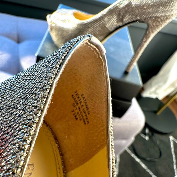 Peep-toe Sparkle Pump - Picture 2 of 8